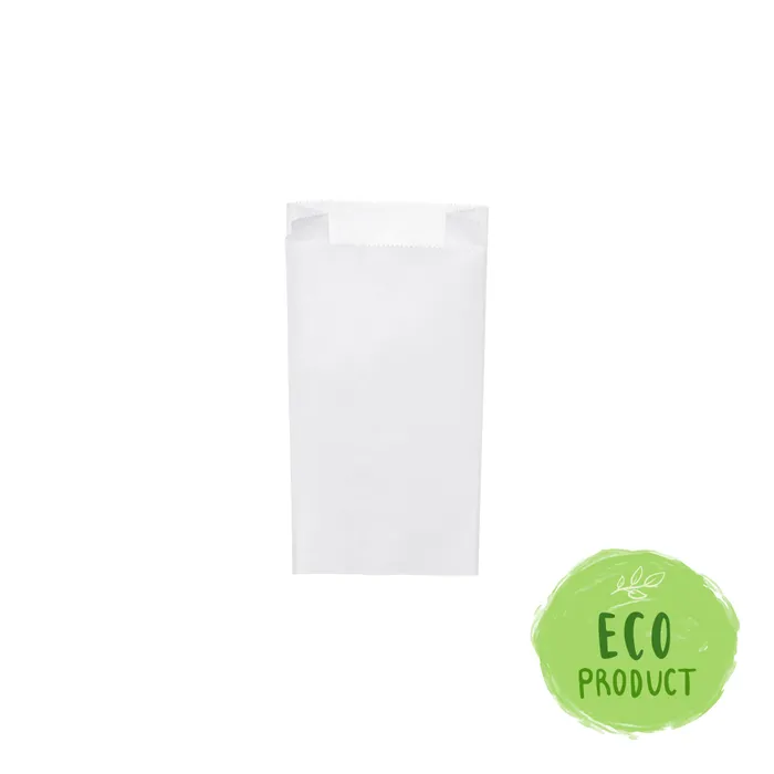 Hauptbild des Produkts Svačinové papírové sáčky bílé 1 kg (12+5 x 24 cm) [1000 ks]