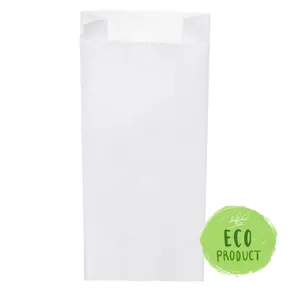Papierfaltenbeutel weiß 20+7 x 45 cm `5kg` [1000 St.]