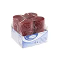 Stumpenkerze bordeaux durchmesser 40 x 80 mm [4 St.]