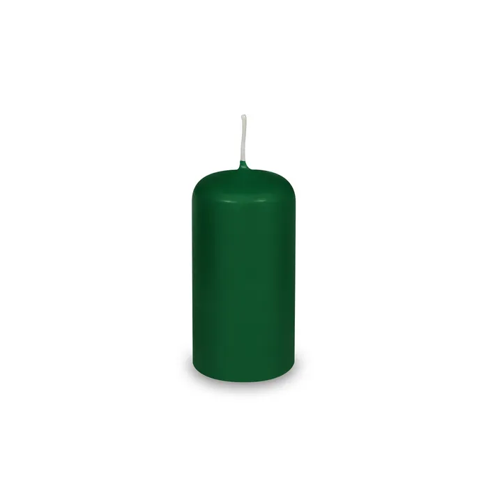 Hauptbild des Produkts Svíčka válcová průměr 40 x 80 mm tmavě zelená [4 ks]