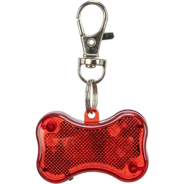 Hauptbild des Produkts Svítící přívěsek červená kost pro psy 4,5 x 3 cm