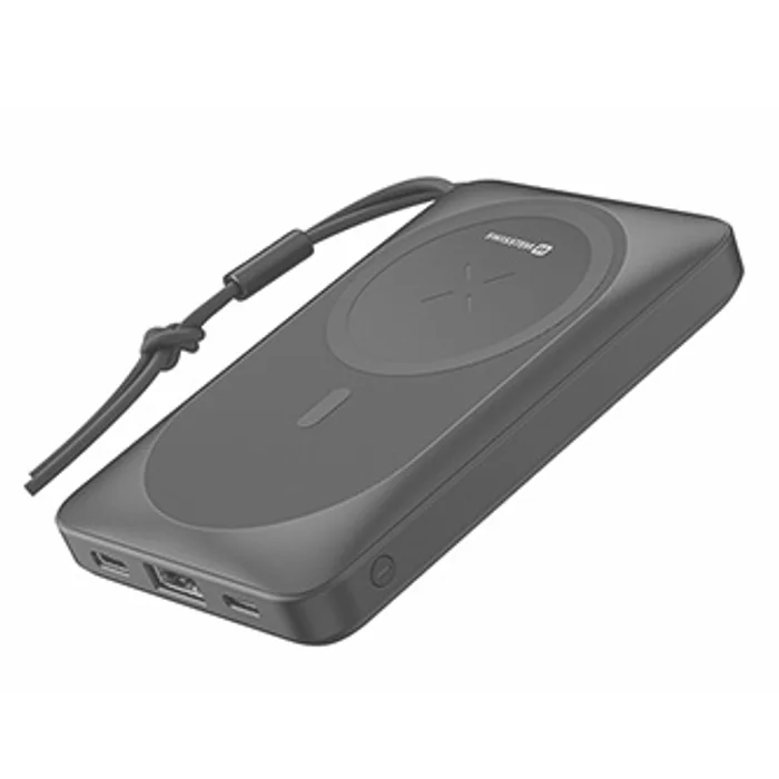 Hauptbild des Produkts SWISSTEN, Power Bank, MagSafe compatible, Li-Pol, 5/9/12V, nabíjení mobilních telefonů aj