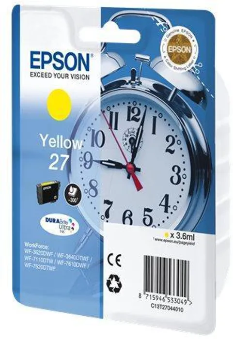 Hauptbild des Produkts T27044010 Toner pro Workforce 3620DWF,7110DTW série tiskáren, EPSON yellow, 3,6 ml