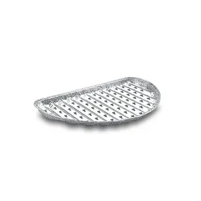 Grillpfanne (ALU) halbrund 32,5 x 19 cm [3 St.]