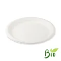 Teller Zuckerrohr-Bagasse durchmesser 26cm [50 St.]