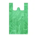 Hemdchen-Tragetasche (HDPE) grün 30+14 x 50 cm `10kg` [100 St.]