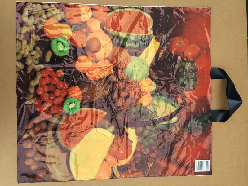 Hauptbild des Produkts Taška igelitová LDPE foto ucho 46x50+5 cm - ovoce