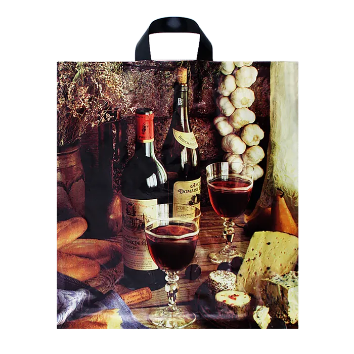 Hauptbild des Produkts Taška igelitová LDPE foto ucho 46x50+5 cm - víno