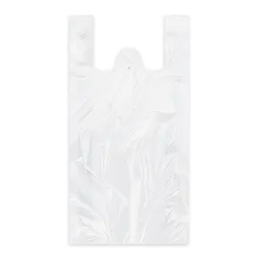 Hemdchen-Tragetasche (HDPE) extra-stark weiß 30+20 x 60cm `15kg` [50 St.]