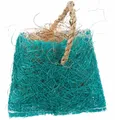 Tasche mit Kokosfaser - Spielzeug für Nagetiere, Sisal, 10 x 13 cm, blau