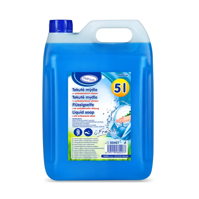 Hauptbild des Produkts Tekuté mýdlo s antibakteriálním účinkem "Fresh" 5 litrů [1 ks]