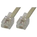 Telefonkabel, RJ11 M-10m, schwarz, für ADSL Modem, economy