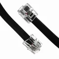 Telefonkabel, RJ11 M-10m, schwarz, für ADSL Modem, economy