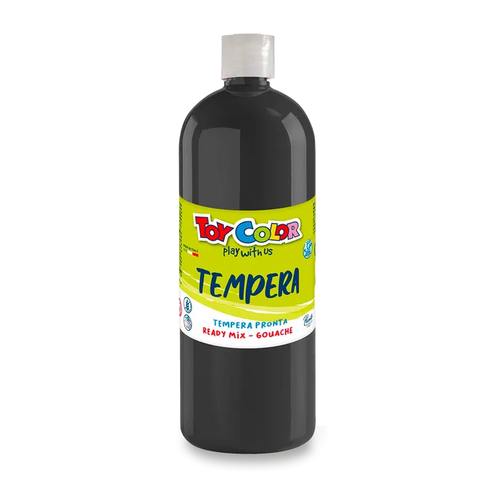 Hauptbild des Produkts Temperová barva PASUTO Toy Color černá 1000 ml