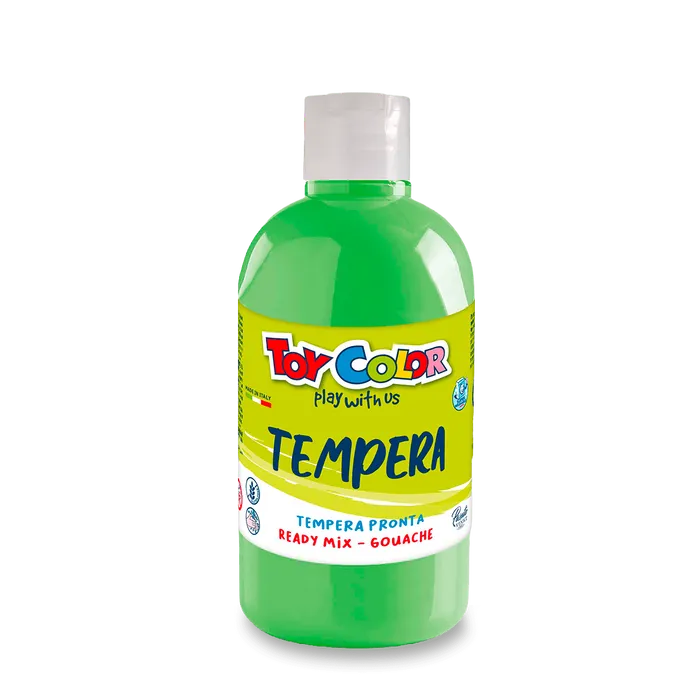 Hauptbild des Produkts Temperová barva PASUTO Toy Color světle zelená 500 ml