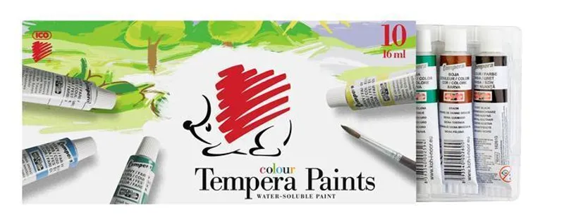 Hauptbild des Produkts Temperové barvy, 10ks, ICO "Ježek", různé barvy