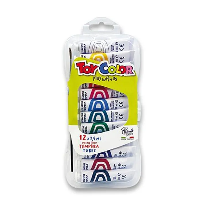 Hauptbild des Produkts Temperové barvy Toy Color 12 barev, tuba 7,5 ml