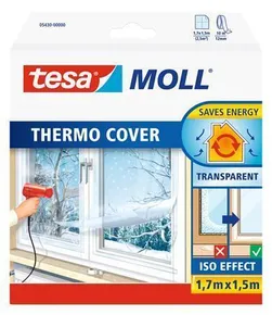 Wärmedämmfolie für Fenster „tesamoll® 5430“, 1,5 m x 1,7 m, TESA