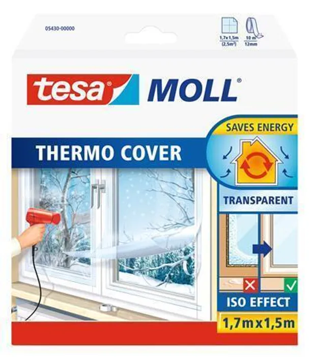 Hauptbild des Produkts Termoizolační fólie na okna "tesamoll® 5430", 1,5 m x 1,7 m, TESA