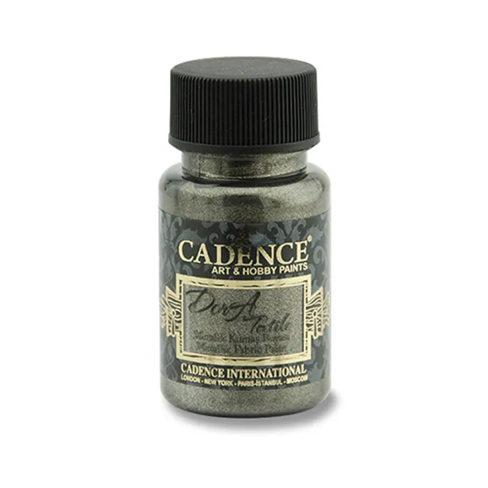 Hauptbild des Produkts Textilní barva Cadence Dora Textile, met. antracitová, 50 ml