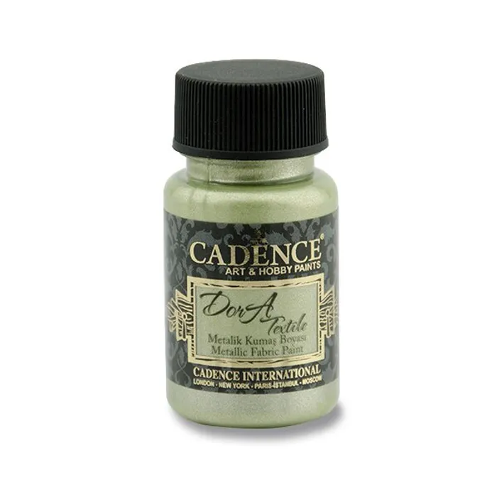 Hauptbild des Produkts Textilní barva Cadence Dora Textile, met. mentolová, 50 ml