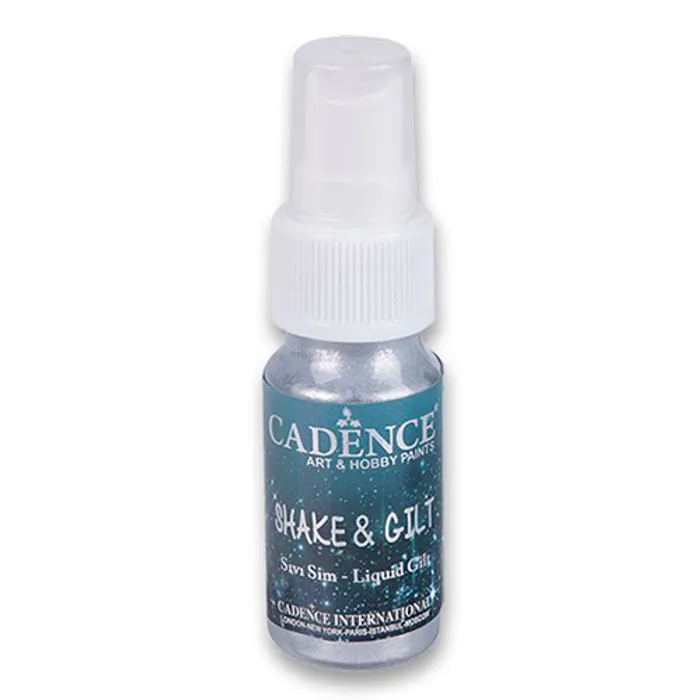 Hauptbild des Produkts Textilní barva ve spreji Cadence, stříbrná, 25 ml
