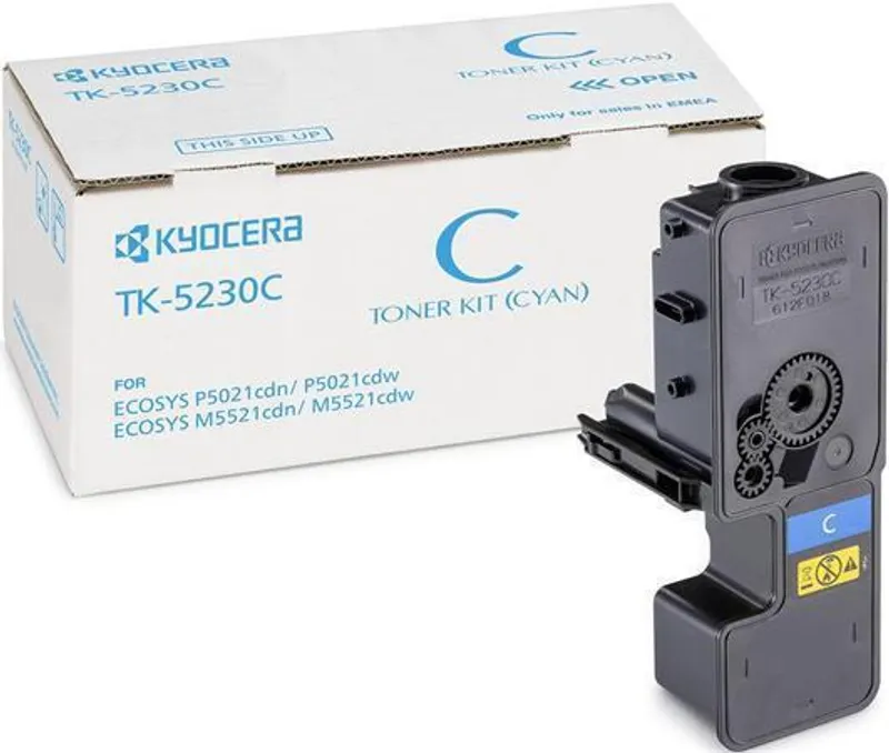 Hauptbild des Produkts TK5230 Toner pro M5521CDN, 5521CDW, P5021CDN, 5021CDW tiskárny, KYOCERA cyan, 2,6tis.stran