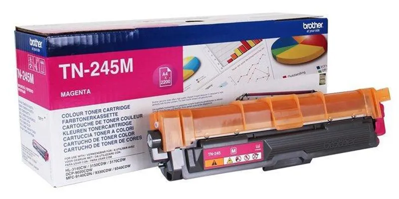 Hauptbild des Produkts TN245M Toner pro HL 3140CW, 3150CDW, DCP 9020CDW tiskárny, BROTHER magenta, 2,2 tisíc
