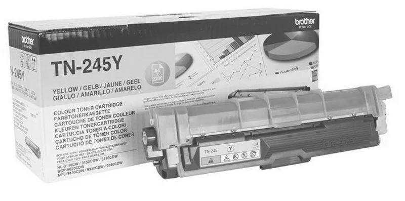 Hauptbild des Produkts TN245Y Toner pro HL 3140CW, 3150CDW, DCP 9020CDW tiskárny, BROTHER yellow, 2,2 tisíc