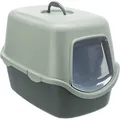 Be Eco VICO Toilette, mit Dach, 40x40x56cm, Anthrazit/Graugrün