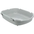Weiteres Produktbild Toilette Primo XXL abgedeckt, 56 x 47 x 71 cm, grau/weiß