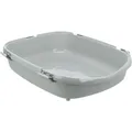 Weiteres Produktbild Toilette Primo XXL abgedeckt, 56 x 47 x 71 cm, grau/weiß