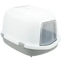 Weiteres Produktbild Toilette Primo XXL abgedeckt, 56 x 47 x 71 cm, grau/weiß