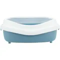 Weiteres Produktbild Toilette Primo XXL mit Rand, 56 x 25 x 71 cm, blau/weiß