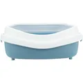 Weiteres Produktbild Toilette Primo XXL mit Rand, 56 x 25 x 71 cm, blau/weiß