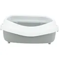 Weiteres Produktbild WC Primo XXL mit Rand, 56 x 25 x 71 cm, grau/weiß