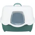 Katzentoilette DAVIO TOP, 56 x 39 x 39 cm, grün/weiß