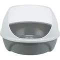 Weiteres Produktbild SIMAO Katzentoilette, hoher Rand, 48 x 30 x 58 cm, grau