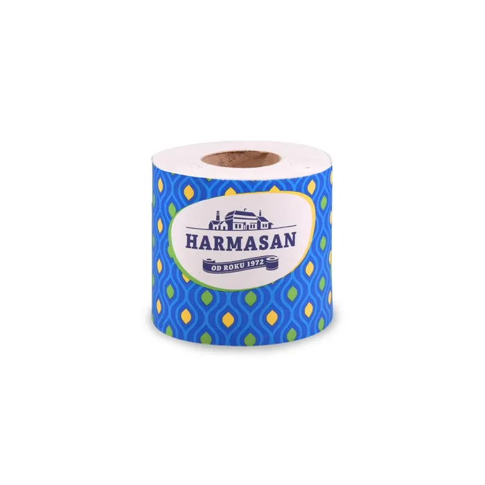 Hauptbild des Produkts Toaletní papír natural 1-vrstvý "Harmasan Mýval" 400 útržků, 50 m [1 ks]