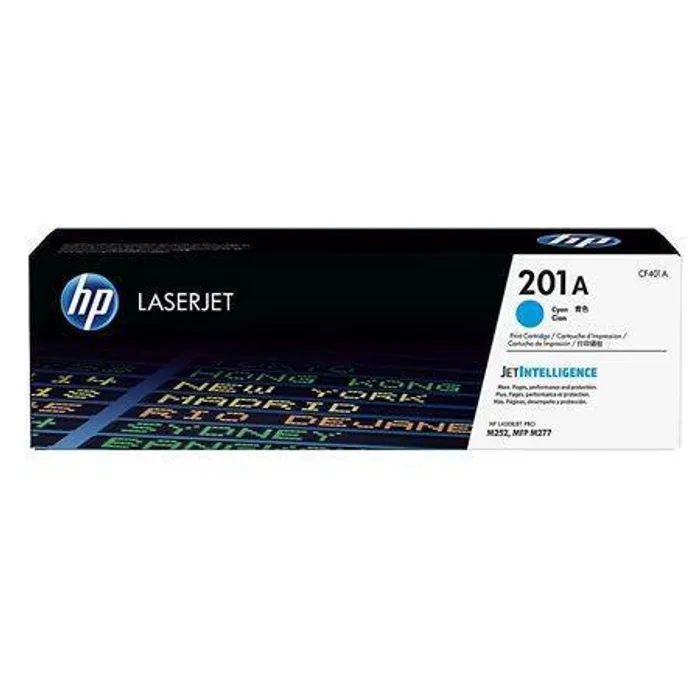Hauptbild des Produkts Toner HP 201A, do tiskárny Color LaserJet Pro M252, M277, azurová, 1,4k , HP