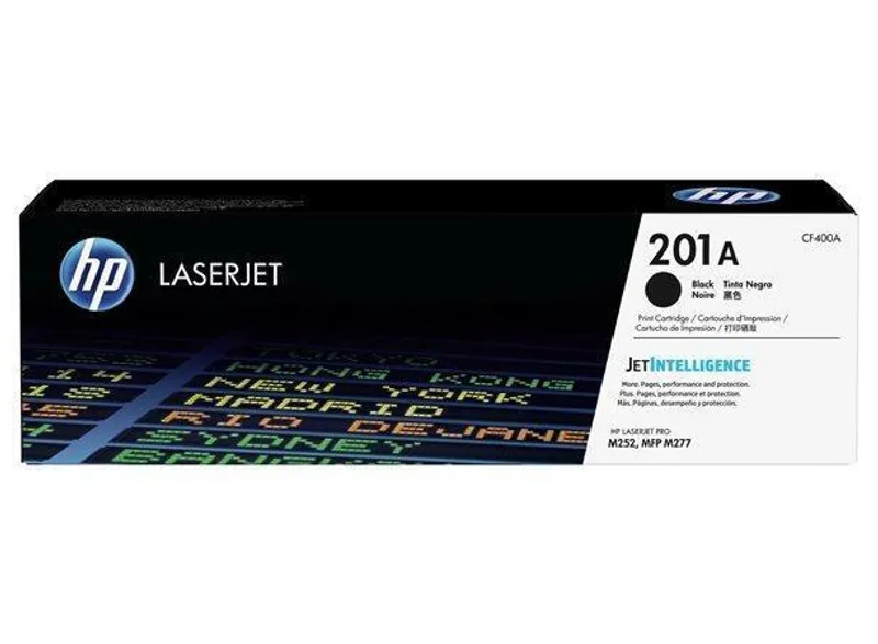Hauptbild des Produkts Toner HP 201A, do tiskárny Color LaserJet Pro M252, M277, černá, 1,5k , HP