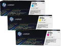 HP Original Toner CF440AM, CMY, 8100 (3x2700)S, HP 312A, 3er Pack, HP LaserJet Pro M476, O
