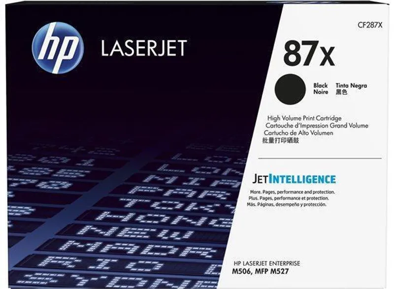 Hauptbild des Produkts Toner HP 87X, do tiskárny LaserJet M506, M527, černá, 18k, HP
