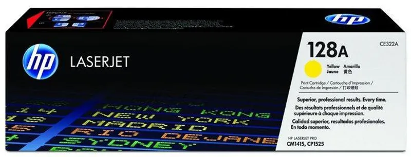 Hauptbild des Produkts Toner pro "Barevná LaserJet Pro CM1415, CP1525N" tiskárny, HP "CE322A" Žlutá, 1,3 tis.stra