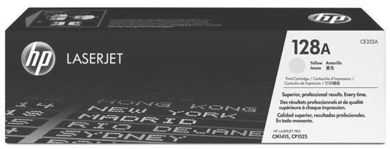 Hauptbild des Produkts Toner pro "Barevná LaserJet Pro CM1415, CP1525N" tiskárny, HP "CE322A" Žlutá, 1,3 tis.stra