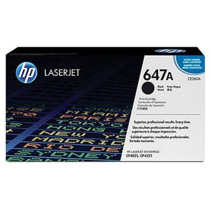 Hauptbild des Produkts Toner pro "BarevnáLaserJet CP4525" tiskárnu, HP "CE260A" Černá, 8,5 tis.stran