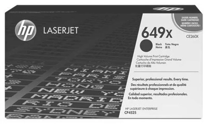Hauptbild des Produkts Toner pro "BarevnáLaserJet CP4525" tiskárnu, HP "CE260X" Černá, 17 tis.stran