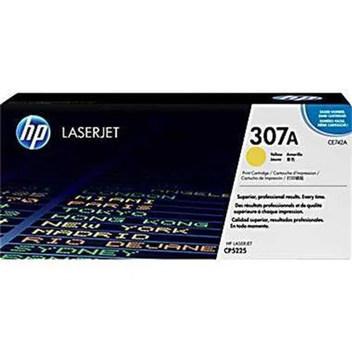 Hauptbild des Produkts Toner pro "BarevnáLaserJet CP5225" tiskárnu, HP "CE742A" Žlutá, 7,3 tis.stran