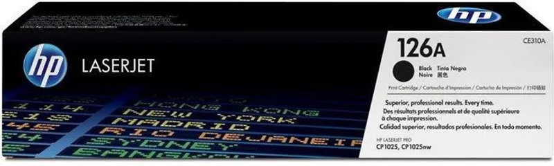 Hauptbild des Produkts Toner pro "BarevnáLaserJet Pro CP1025" tiskárnu, HP "CE310A" Černá, 1,2 tis.stran