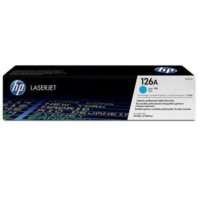 Hauptbild des Produkts Toner pro "BarevnáLaserJet Pro CP1025" tiskárnu, HP "CE311A" Cyan, 1 tis.stran